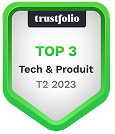 Trustfolio Top 3 Tech & Produit T2 2023